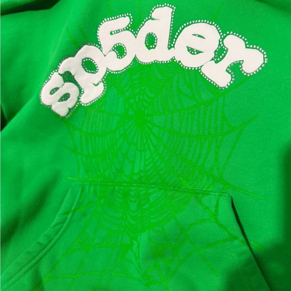 Sp5der Kelly Green Hoodie - Picture 2 of 4